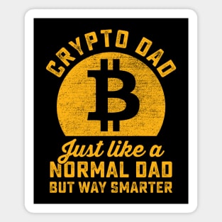 Crypto Dad - Proud Father of Cryptocurrency Enthusiasts Magnet